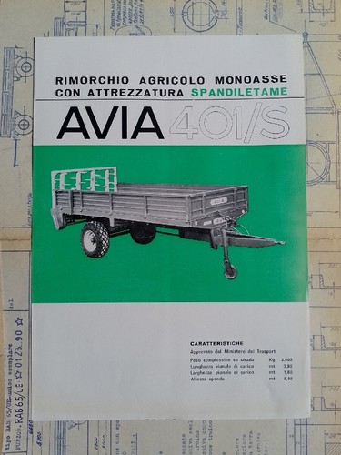 Avia rimorchio agricolo - rimorchio,